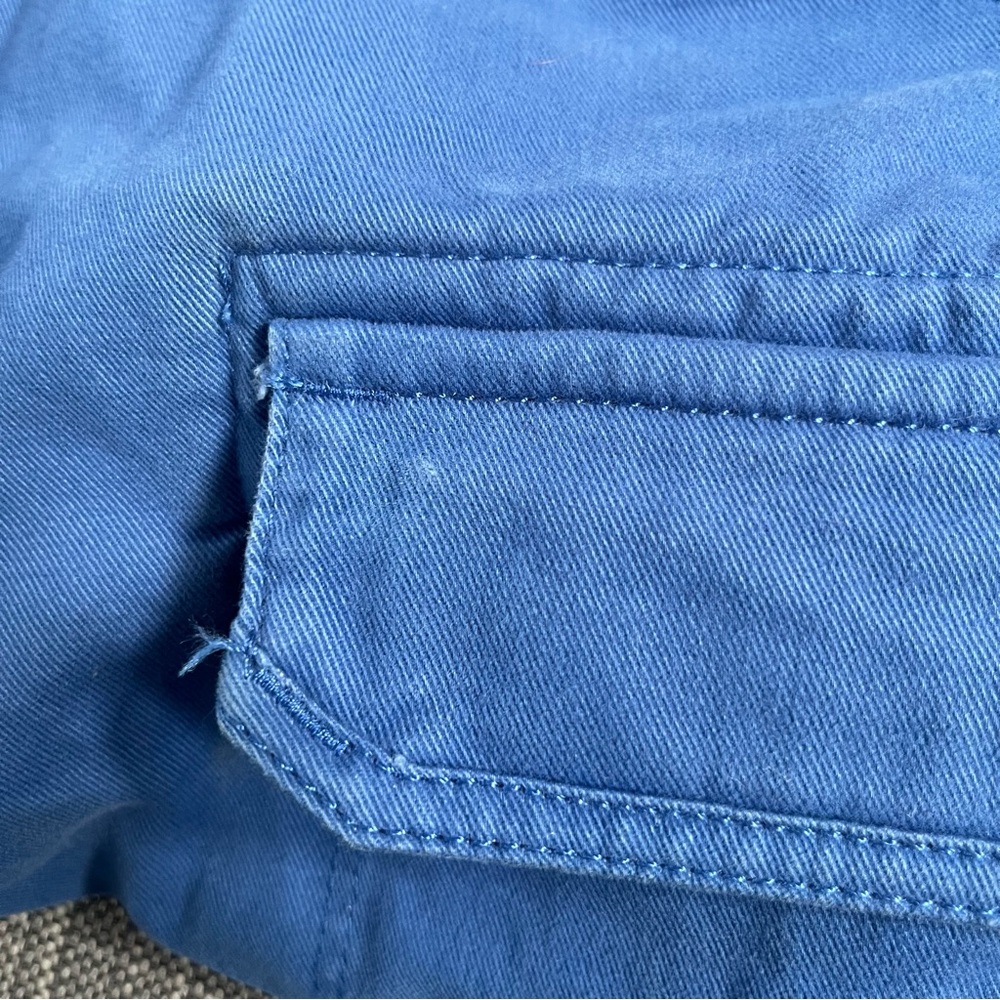 Men's Blue Timberland Cargo Shorts Sz 34 - Picture 7 of 7